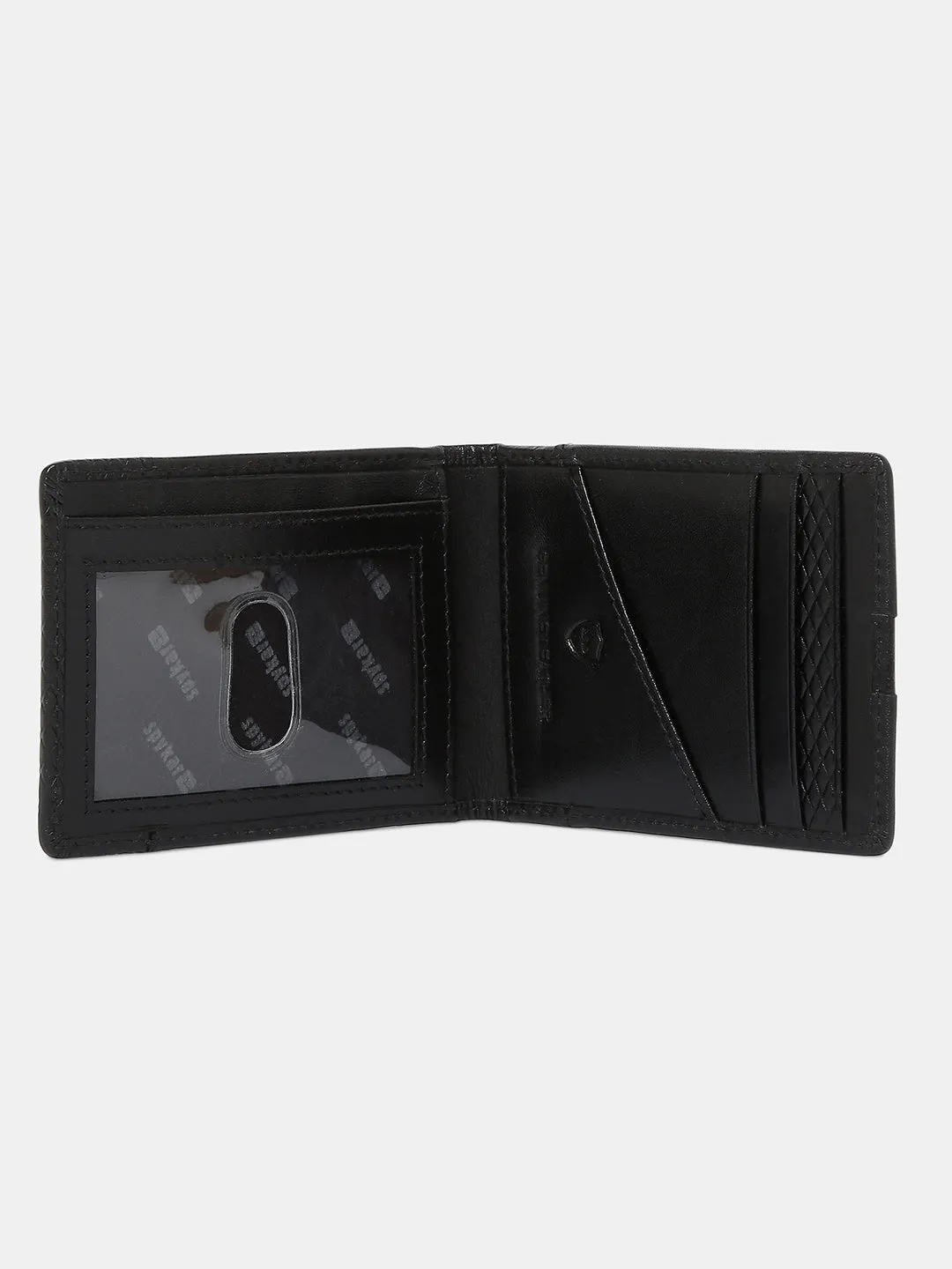 Spykar Men Black Leather Money Clips