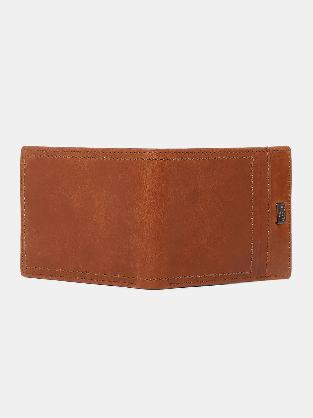 Spykar Men Brown Leather Wallet