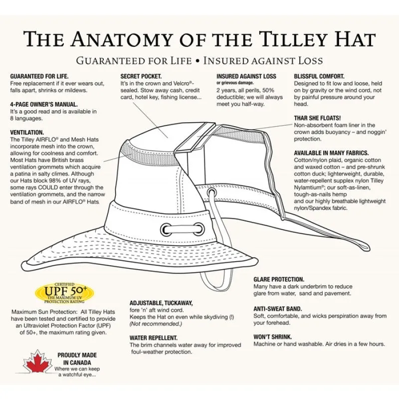 Tilley LTM5 Airflo - Natural (Smaller Brim)