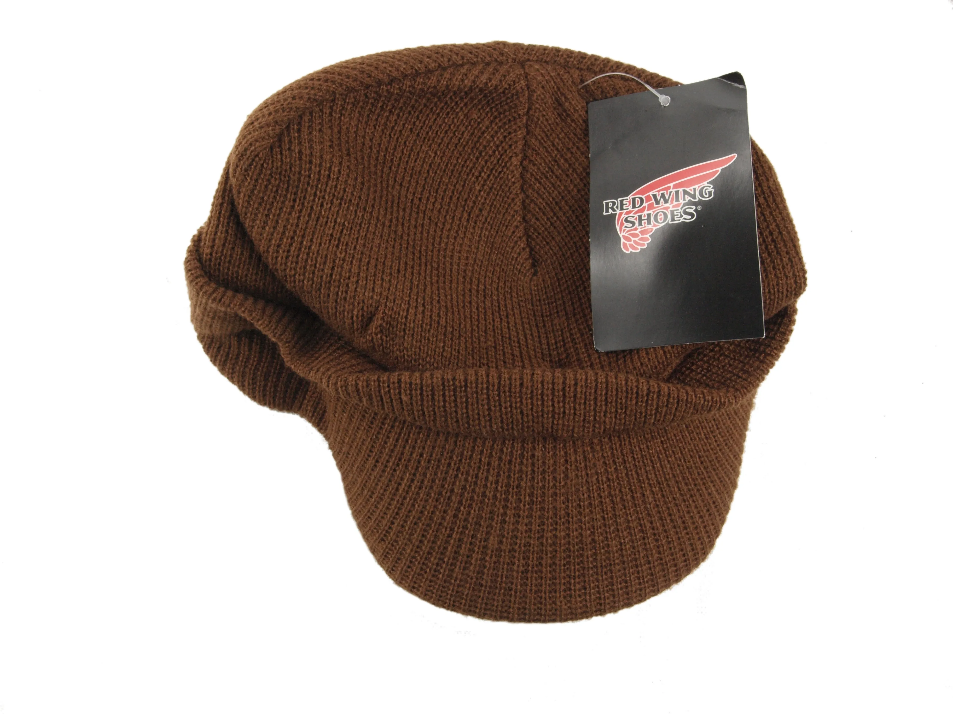 US Brown Ribbed "Radar" Hat - unissued