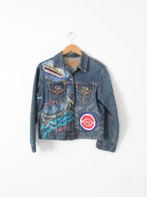 vintage custom Levis denim jacket