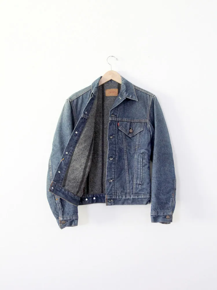 vintage Levi's blanket lined jacket