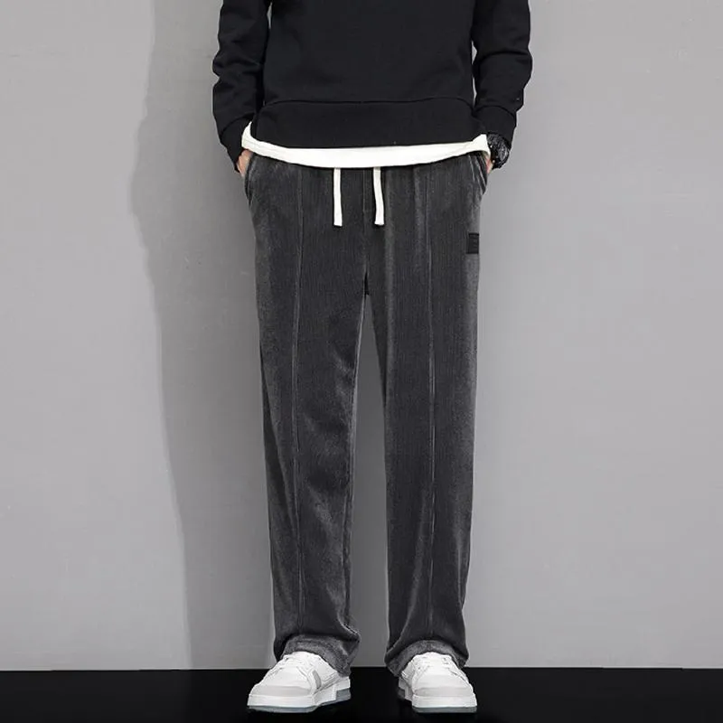 Wide-Leg Drape Trendy Casual Floor-Length Straight Pants Sweatpant