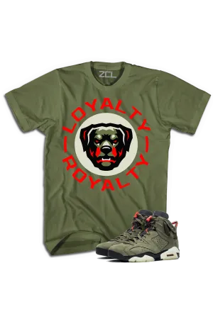 ZCL Loyalty-Royalty Jordan "Travis Scott" HookUp Tee (Olive)